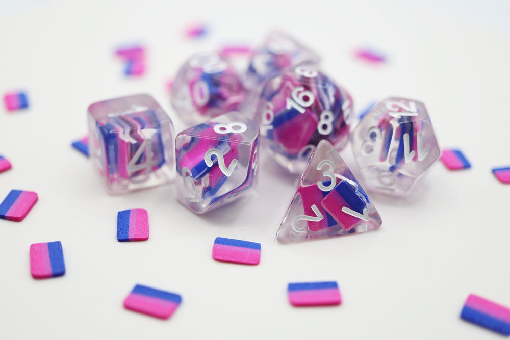 Foam Brain Games Pride Flag RPG Dice Set (ONLINE ORDER ONLY)