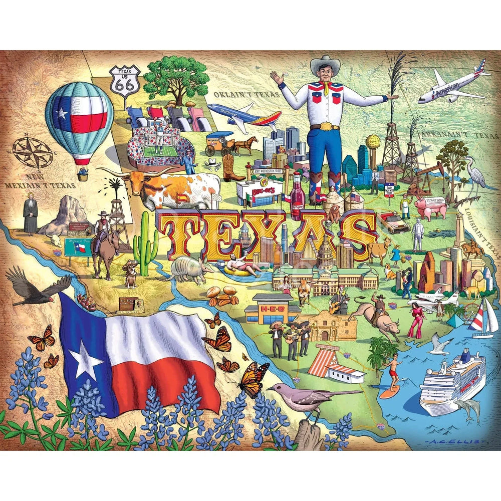 Big Texas 1000 Piece Jigsaw Puzzle Boardwalk (ONLINE ORDER ONLY)