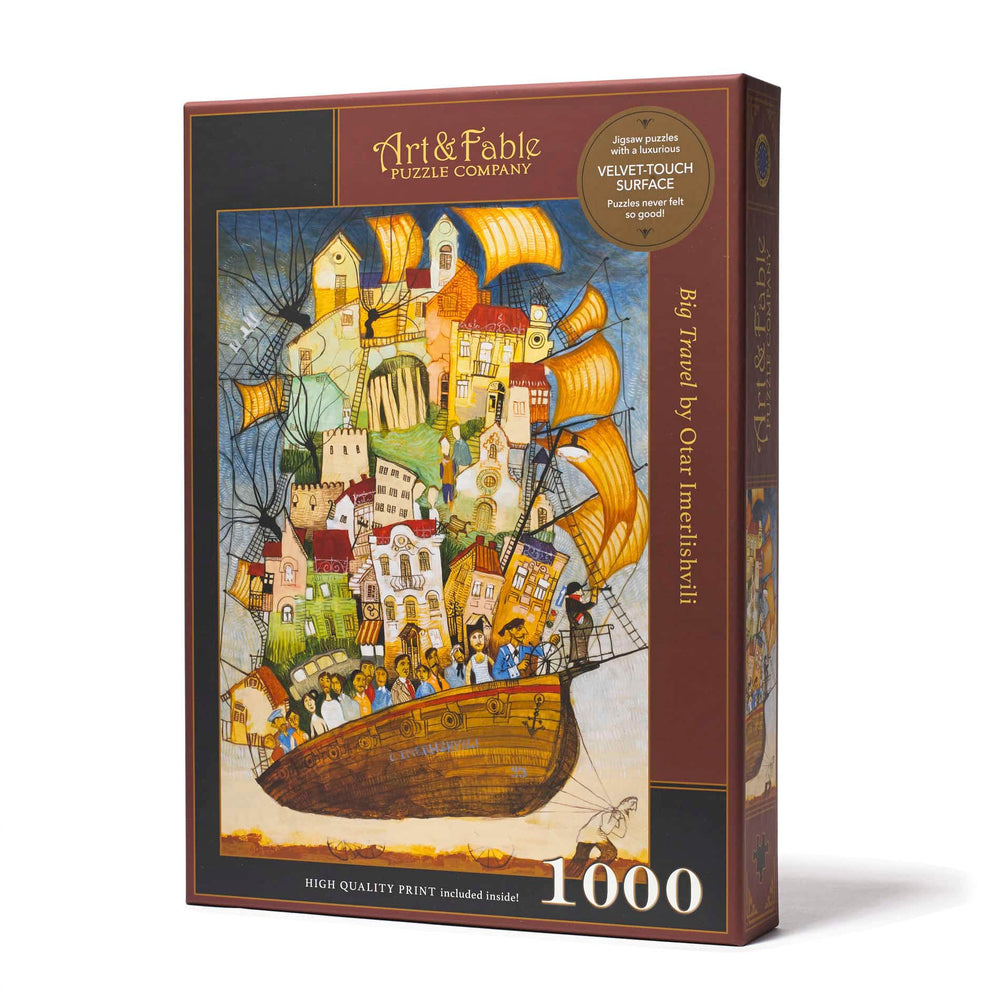 Big Travel 1000 Piece Premium Jigsaw Puzzle Art & Fable (ONLINE ORDER ONLY)