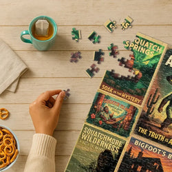 Bigfoot: the Legend is Afoot 500 Piece Jigsaw Puzzle Whimsigo