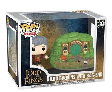 Lord of the Rings Bilbo Baggins with Bag-End Funko Pop! Town Set (Online Order Only)