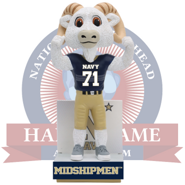 Bill the Goat Navy Midshipmen Mascot Bobblehead (ONLINE ORDER ONLY)