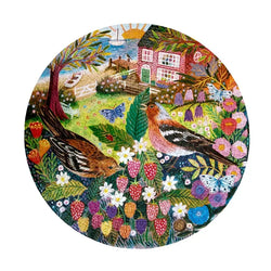 Birds by the Sea 500 Piece Round Jigsaw Puzzle eeBoo