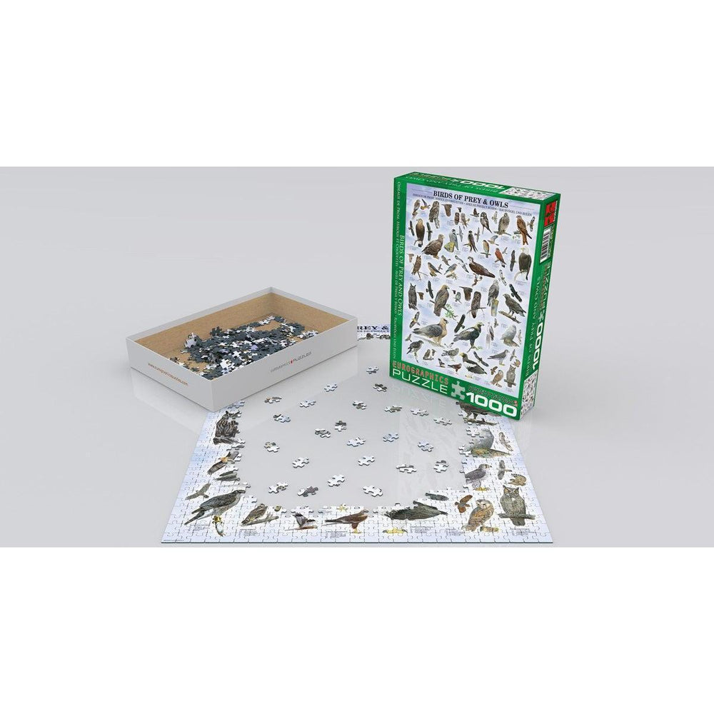 Birds of Prey & Owls 1000 Piece Jigsaw Puzzle Eurographics (ONLINE ORDER ONLY)