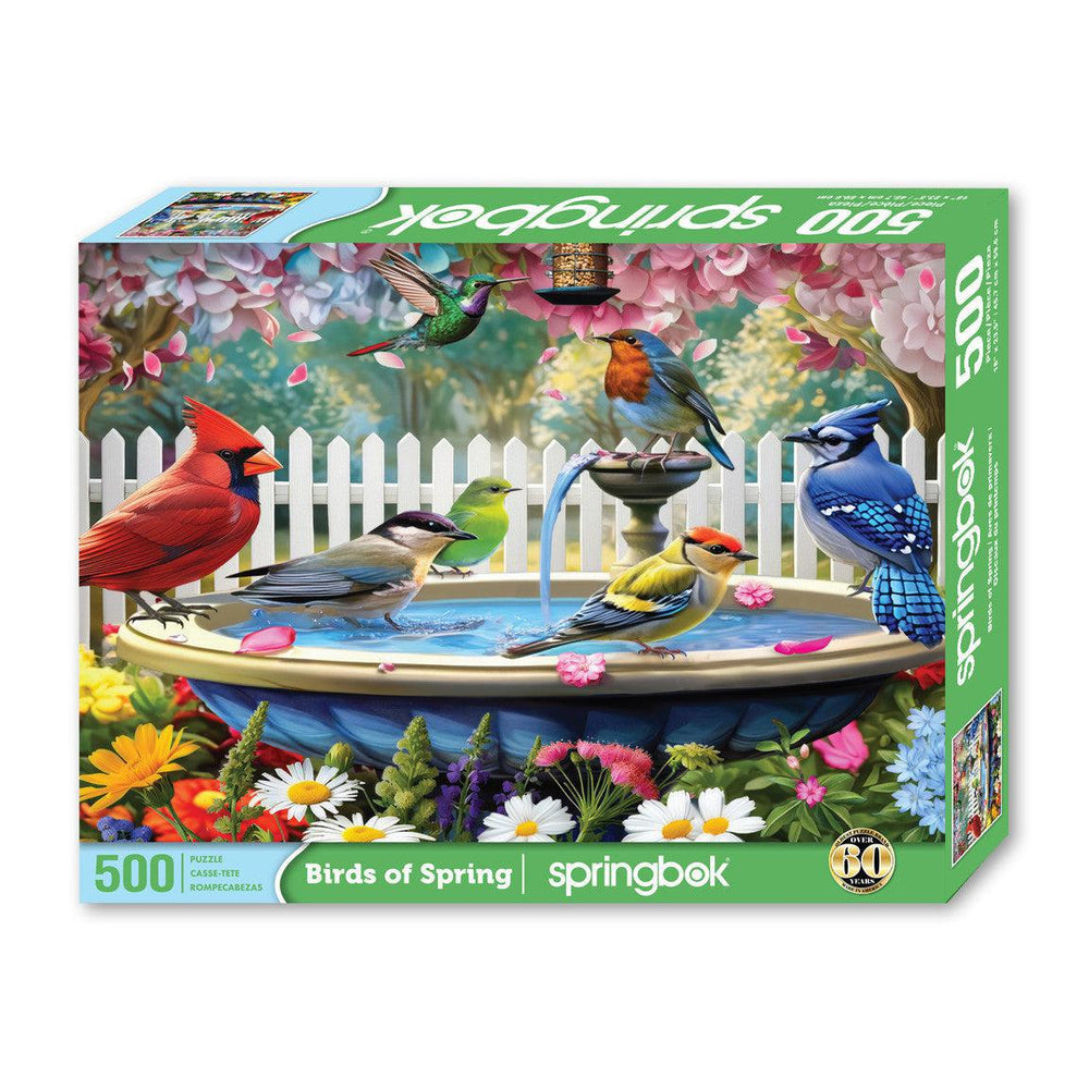 Birds of Spring 500 Piece Jigsaw Puzzle Springbok (ONLINE ORDER ONLY)