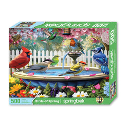 Birds of Spring 500 Piece Jigsaw Puzzle Springbok (ONLINE ORDER ONLY)