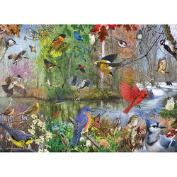 Birds of the Season 1000 Piece Jigsaw Puzzle Cobble Hill (ONLINE ORDER ONLY)