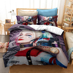 Birds of Prey Harley Quinn Cosplay Bedding Quilt Cover Without Filler (Online Order Only)