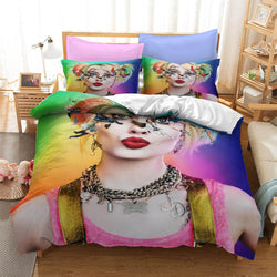 Birds of Prey Harley Quinn Cosplay Bedding Quilt Cover Without Filler (Online Order Only)