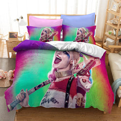 Birds of Prey Harley Quinn Cosplay Bedding Quilt Cover Without Filler (Online Order Only)