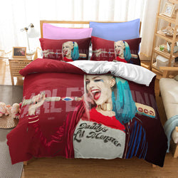 Birds of Prey Harley Quinn Cosplay Bedding Quilt Cover Without Filler (Online Order Only)