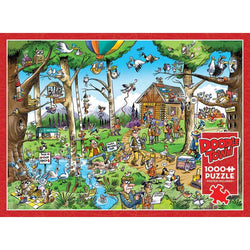 Birdwatcher's Paradise Doodle Town 1000 Piece Jigsaw Puzzle Cobble Hill (ONLINE ORDER ONLY)