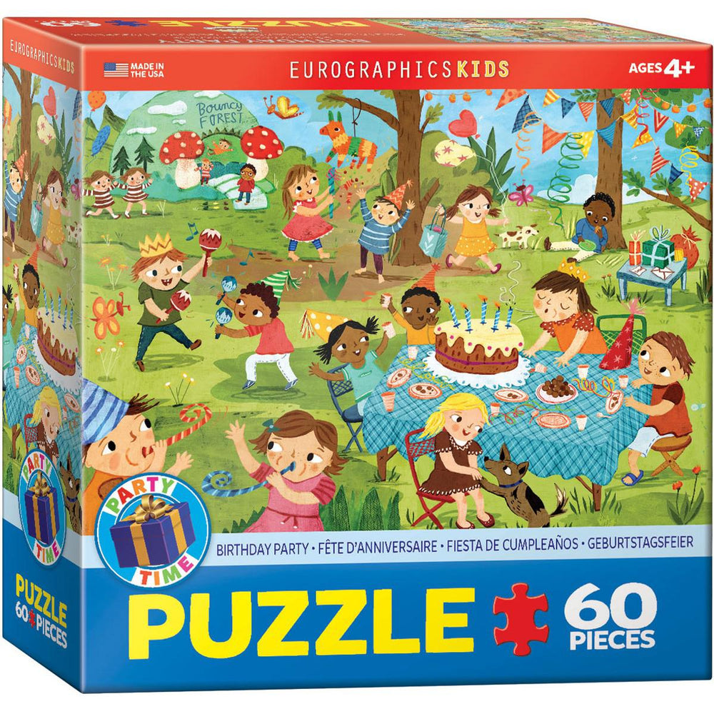 Birthday Party 60 Piece Jigsaw Puzzle Eurographics (ONLINE ORDER ONLY)