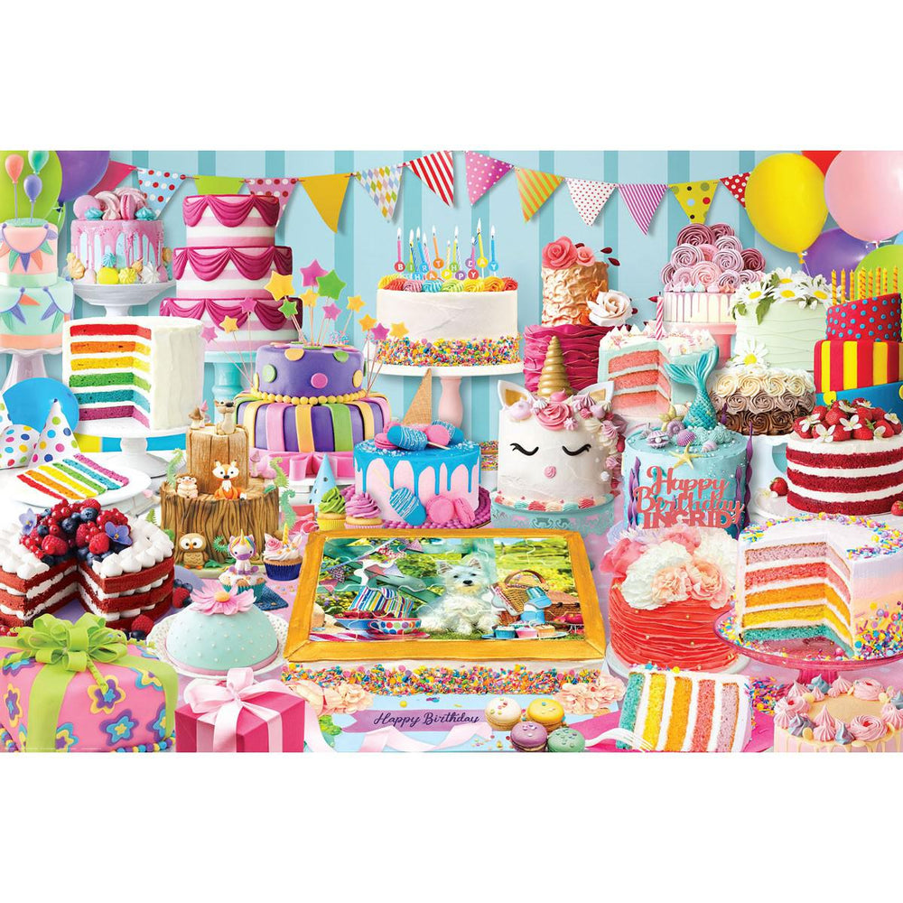 Birthday Party Cake 1000 Piece Jigsaw Puzzle Eurographics (ONLINE ORDER ONLY)