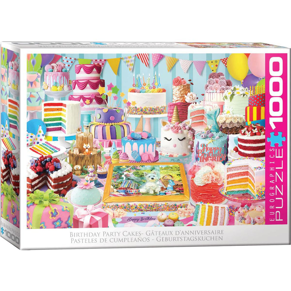 Birthday Party Cake 1000 Piece Jigsaw Puzzle Eurographics (ONLINE ORDER ONLY)