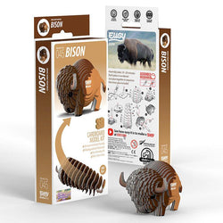 Bison 3D Cardboard Model Kit Eugy (ONLINE ORDER ONLY)