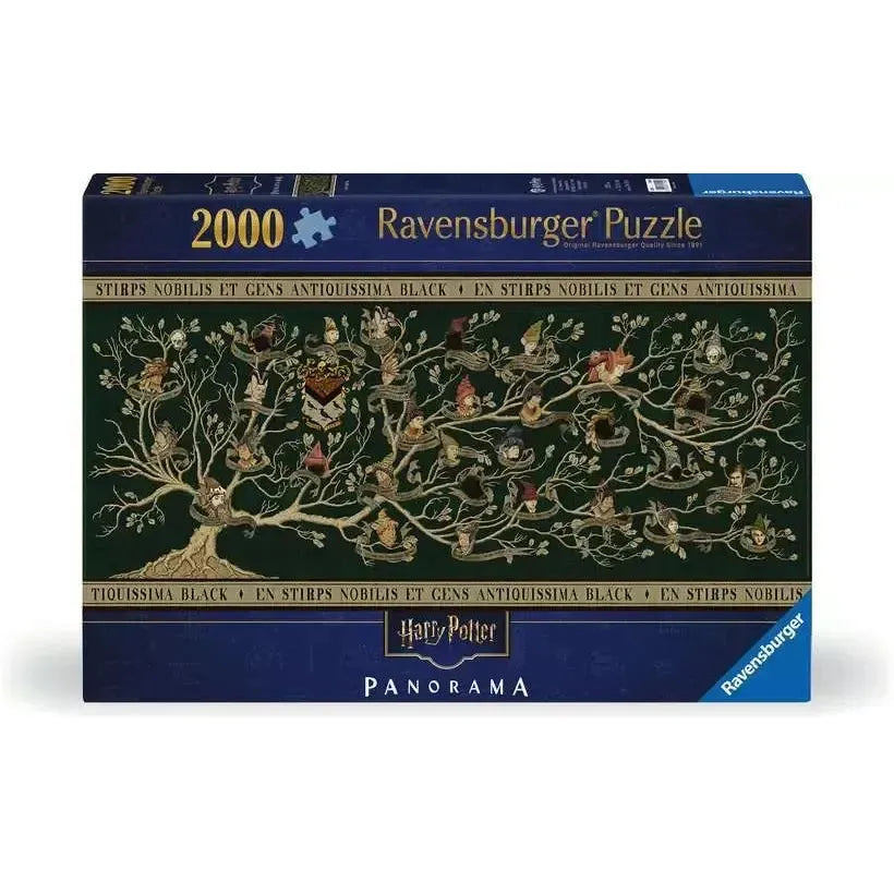 Black Family Tree Harry Potter 2000 Piece Panoramic Jigsaw Puzzle Ravensburger