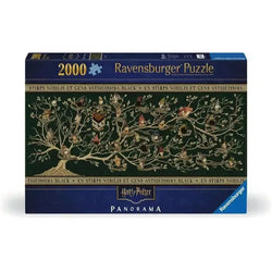 Black Family Tree Harry Potter 2000 Piece Panoramic Jigsaw Puzzle Ravensburger