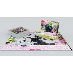 Black Labs in a Pink Box 500 Piece Jigsaw Puzzle Eurographics (ONLINE ORDER ONLY)