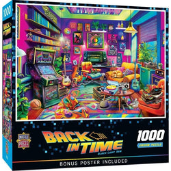 Black Light Den Back in Time 1000 Piece Jigsaw Puzzle MasterPieces (ONLINE ORDER ONLY)