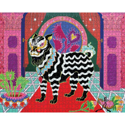 Black Lion, Black Ribbon 1000 Piece Jigsaw Puzzle Pomegranate (ONLINE ORDER ONLY)