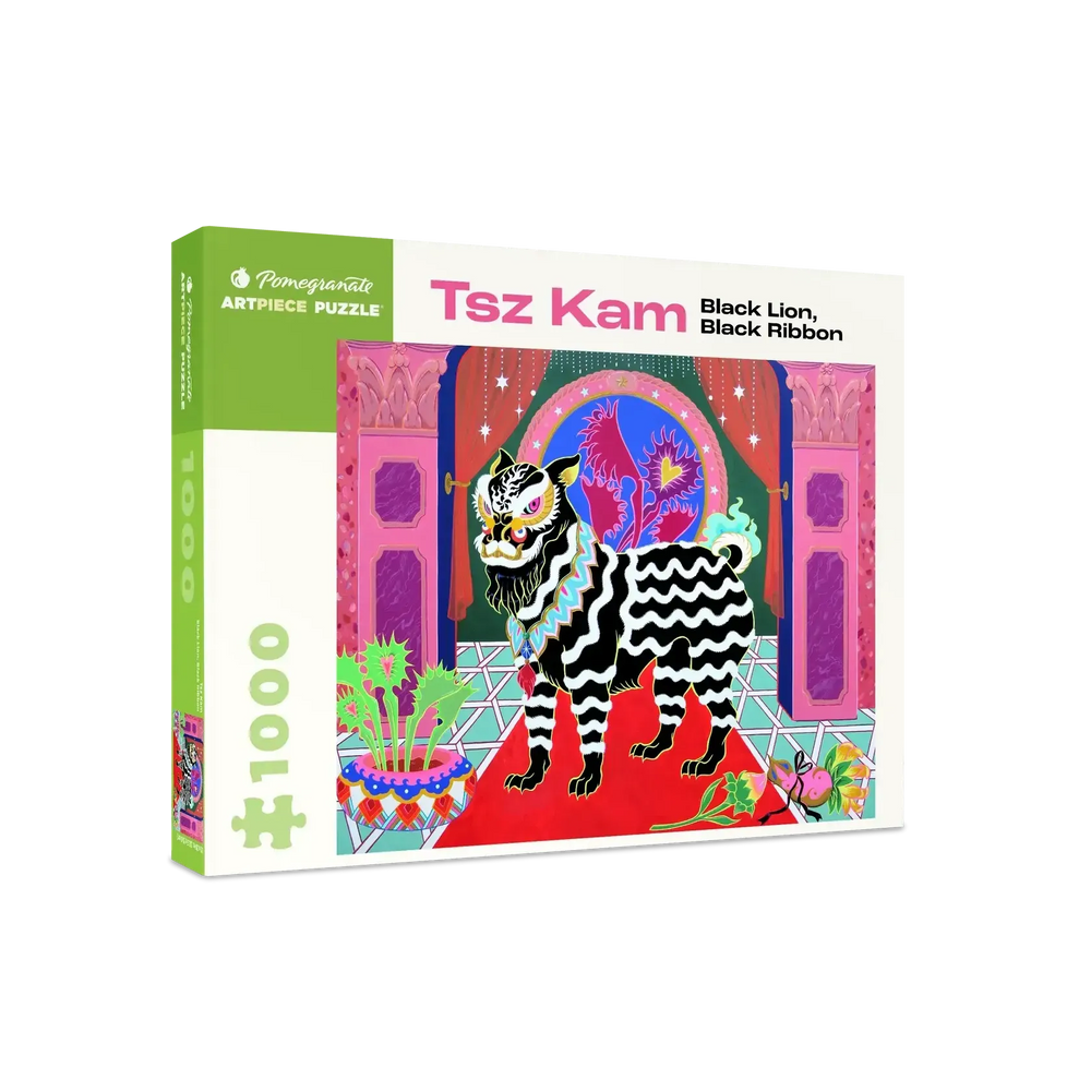 Black Lion, Black Ribbon 1000 Piece Jigsaw Puzzle Pomegranate (ONLINE ORDER ONLY)