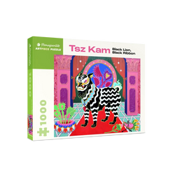 Black Lion, Black Ribbon 1000 Piece Jigsaw Puzzle Pomegranate (ONLINE ORDER ONLY)