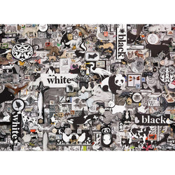 Black & White Animals 1000 Piece Jigsaw Puzzle Cobble Hill (ONLINE ORDER ONLY)