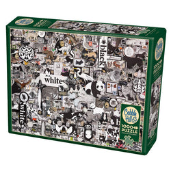 Black & White Animals 1000 Piece Jigsaw Puzzle Cobble Hill (ONLINE ORDER ONLY)