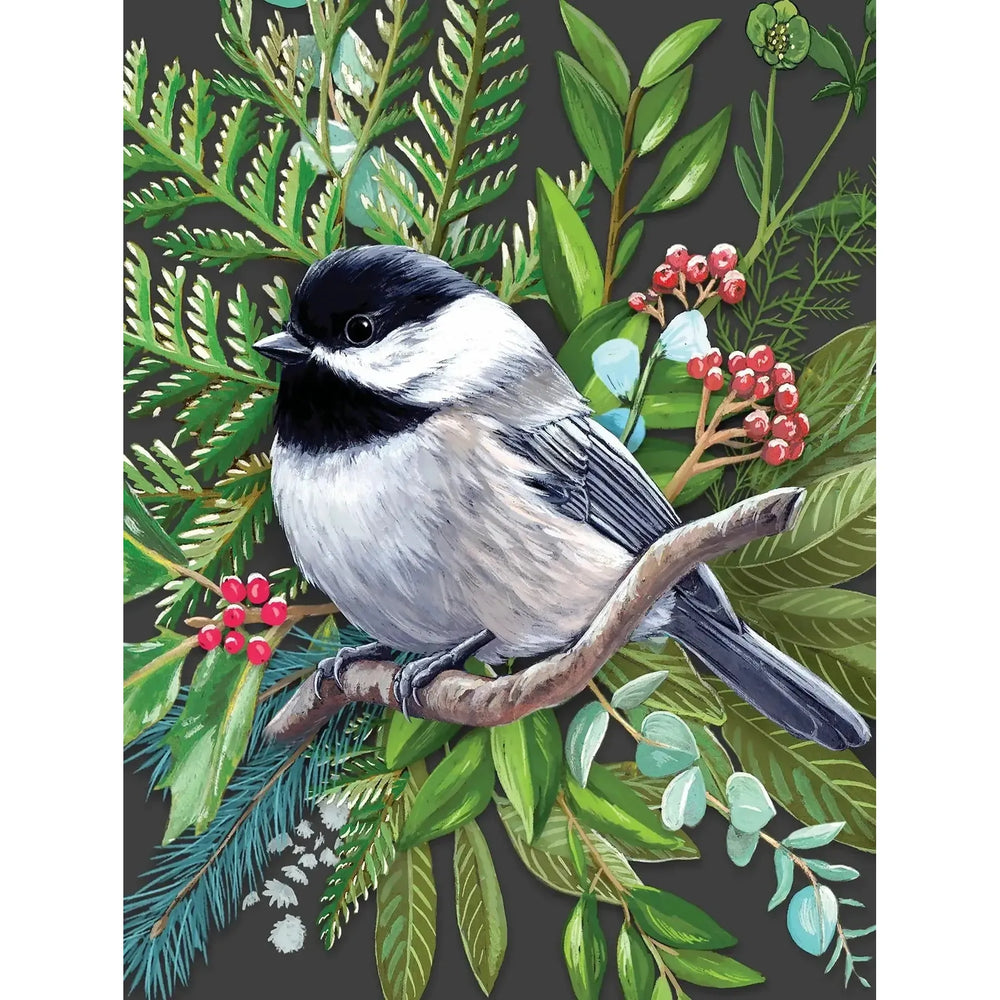 Black-capped Chickadee Cornell Lab 500 Piece Jigsaw Puzzle NYPC
