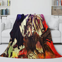 Black Clover Blanket Flannel Fleece Pattern Throw Room Decoration (Online Order Only)