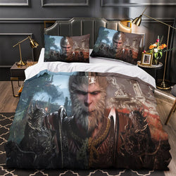 Black Myth Wukong Bedding Set Pattern Quilt Cover Without Filler (Online Order Only)