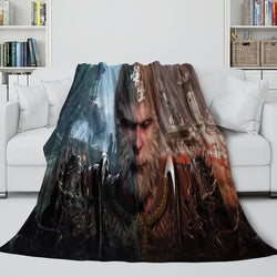 Black Myth Wukong Blanket Flannel Fleece Throw Room Decoration (Online Order Only)