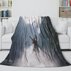 Black Myth Wukong Blanket Flannel Fleece Throw Room Decoration (Online Order Only)