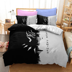 Black Panther Cosplay Bedding Set Quilt Cover Without Filler (Online Order Only)