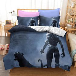 Black Panther Cosplay Bedding Set Quilt Cover Without Filler (Online Order Only)