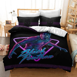 Black Panther Cosplay Bedding Set Quilt Cover Without Filler (Online Order Only)