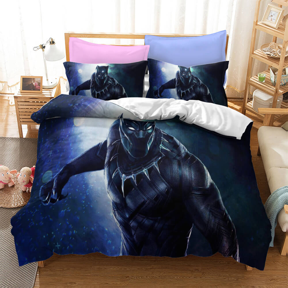 Black Panther Cosplay Bedding Set Quilt Cover Without Filler (Online Order Only)