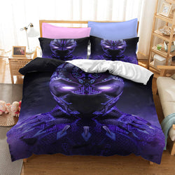 Black Panther Cosplay Bedding Set Quilt Cover Without Filler (Online Order Only)