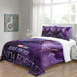 Black Panther Wakanda Forever Bedding Set Quilt Cover (Online Order Only)