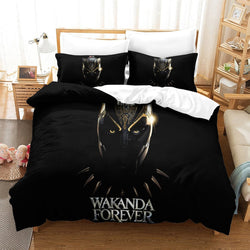 Black Panther Wakanda Forever Bedding Set Quilt Cover (Online Order Only)