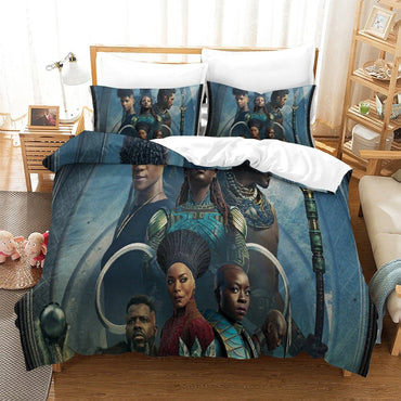 Black Panther Wakanda Forever Bedding Set Quilt Cover (Online Order Only)