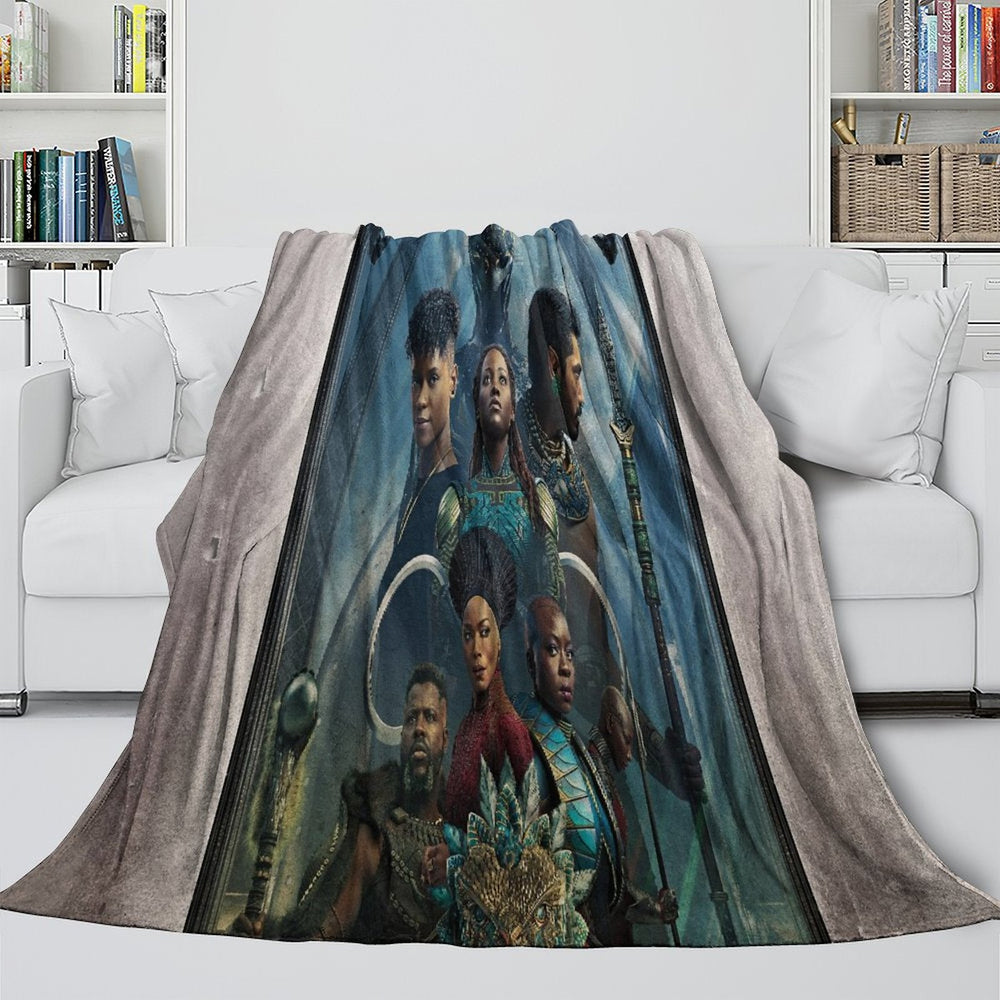 Black Panther Wakanda Forever Blanket Flannel Throw (Online Order Only)