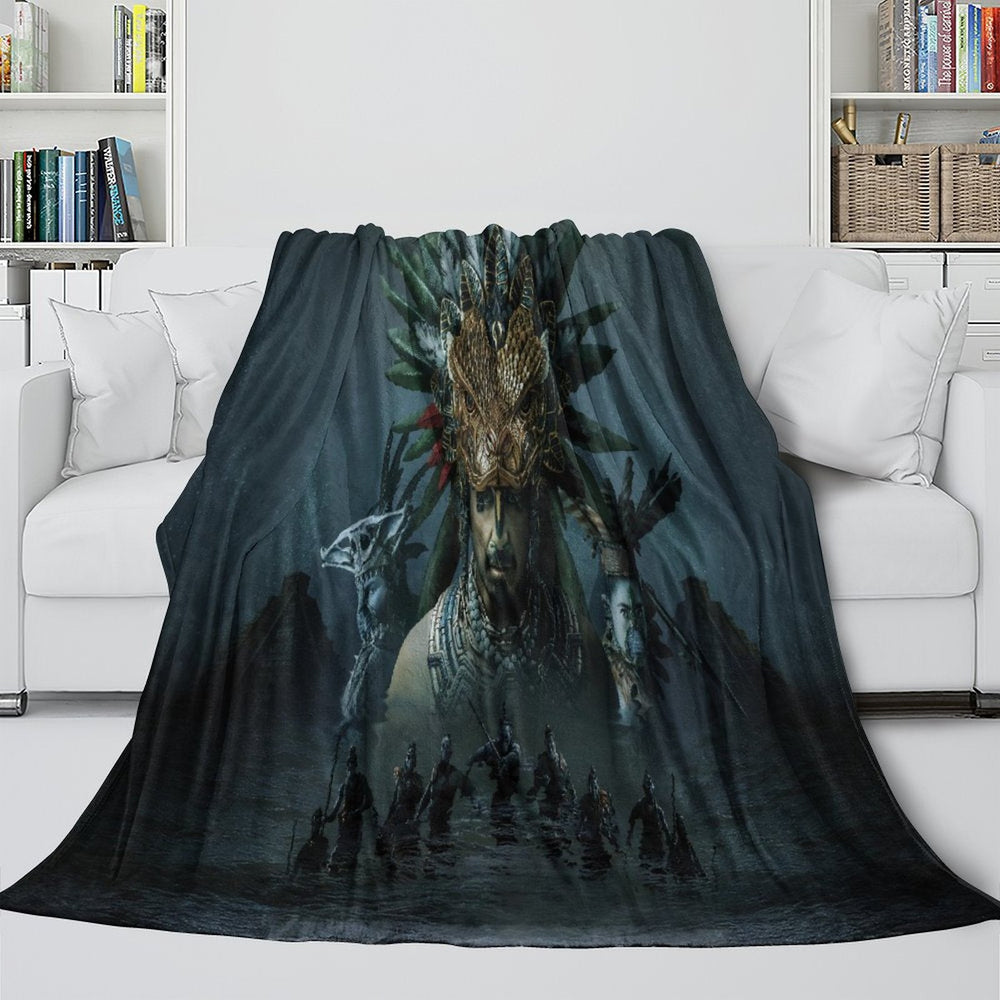 Black Panther Wakanda Forever Blanket Flannel Throw (Online Order Only)