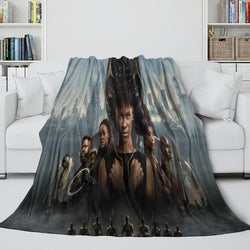Black Panther Wakanda Forever Blanket Flannel Throw (Online Order Only)