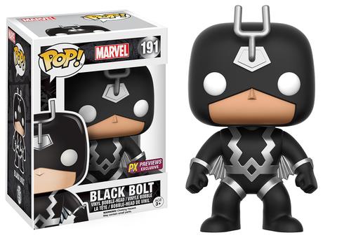 Funko Pop! Marvel Black Bolt (Black Costume) Vinyl Figure (ONLINE ORDER ONLY)