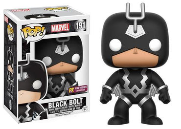 Funko Pop! Marvel Black Bolt (Black Costume) Vinyl Figure (ONLINE ORDER ONLY)