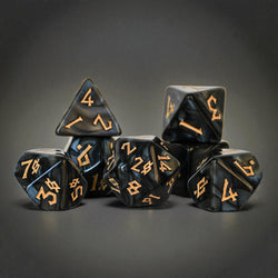 Black Water Acrylic Dice Set (ONLINE ORDER ONLY)