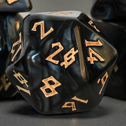 Black Water Acrylic Dice Set (ONLINE ORDER ONLY)