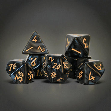 Black Water Acrylic Dice Set (ONLINE ORDER ONLY)